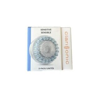 Clarisonic Sensitive Skin Facial Cleansing Brush Head Replacements (2 Pack) NEW